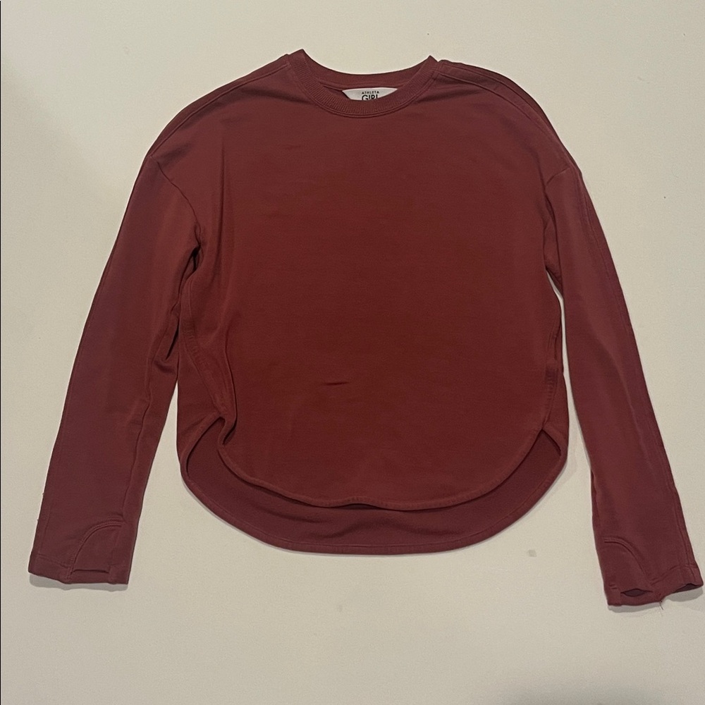 Athleta Girl Soft Long Sleeve girls medium